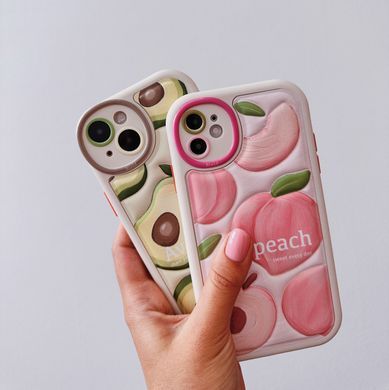 Чехол 3D Summer Case для iPhone 14 Avocado - ash-mobile.com.ua - фото 4