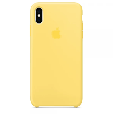 Чохол Silicone Case OEM для iPhone XS MAX Canary Yellow - ash-mobile.com.ua - фото 1