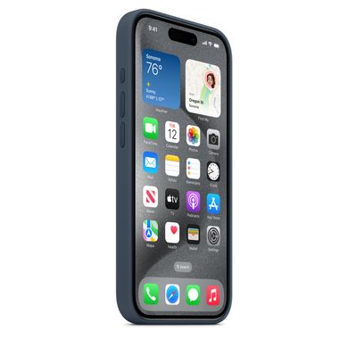 Чохол Silicone Case Full OEM для iPhone 15 PRO Storm Blue