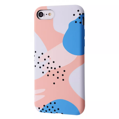 Чехол WAVE NEON X LUXO Minimalistic Case для iPhone 7 | 8 | SE 2 | SE 3 Pink Sand/Blue купить