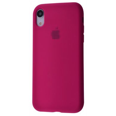 Чохол Silicone Case Full для iPhone XR Rose Red - ash-mobile.com.ua - фото 1