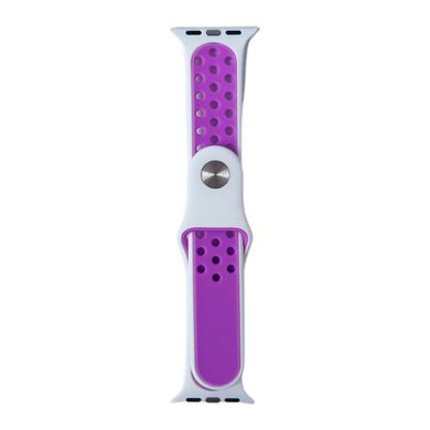 Ремешок Nike Sport Band для Apple Watch 42mm | 44mm | 45mm | 49mm White/Purple купить