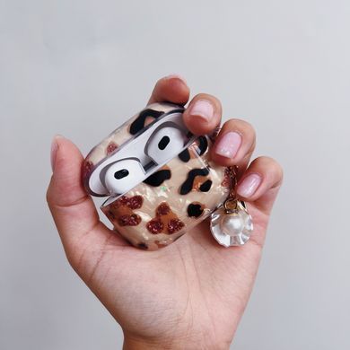 Чехол Pearl Leopard Case для AirPods 4 Black/Biege - ash-mobile.com.ua - фото 3
