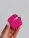 Чохол силіконовий LOGO з карабіном для AirPods 4 Lilac