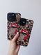 Чехол Ribbed Case для iPhone 12 Mini Leopard Lips