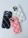 Чехол Дутый ромбик для iPhone 14 Pink