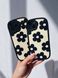 Чохол FULL+CAMERA FLOWER Case для iPhone 12 PRO MAX Bear Black/Biege