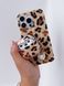 Чехол Pearl Leopard Case для AirPods 4 Black/Biege