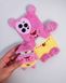 Чехол Cute Rabbit Plush Case для iPhone 11 PRO Pink