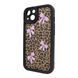 Чехол Wilkins Case для iPhone 15 Leopard Bows Black/Pink - ash-mobile.com.ua - фото 1