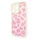 Чехол Wilkins Case для iPhone 13 PRO MAX Hearts Biege/Pink - ash-mobile.com.ua - фото 1
