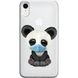 Чохол прозорий Print Animals для iPhone XR Panda купити