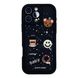 Чехол Pretty Things Case для iPhone 7 | 8 | SE 2 | SE 3 Black Smile/Donut