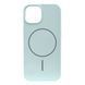 Чехол Silicone Slim with MagSafe для iPhone 12 | 12 PRO Cyan Green - ash-mobile.com.ua - фото 1