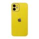 Чехол Glass FULL+CAMERA Pastel Case для iPhone 12 Yellow купить