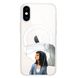 Чохол прозорий Print AUTUMN with MagSafe для iPhone X | XS Girl White Umbrella купити