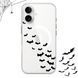 Чохол прозорий Print Halloween with MagSafe для iPhone 17 Air Flittermouse