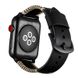 Ремешок Leather Straps для Apple Watch 42/44/45/49 mm Black