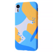 Чехол WAVE NEON X LUXO Minimalistic Case для iPhone XR Blue/Yellow купить