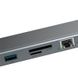 Перехідник для MacBook USB-C хаб Baseus Enjoyment 10 в 1 Gray