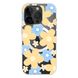 Чехол прозрачный Print Flower Color with MagSafe для iPhone 16 PRO MAX Yellow