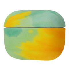 Чохол для Airpods PRO Watercolor Case Yellow/Green