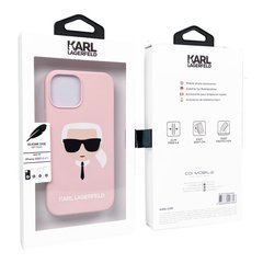 Чохол Karl Lagerfeld Silicone Case для iPhone 13 MINI Pink