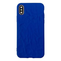 Чехол Textured Matte Case для iPhone XS MAX Blue купить