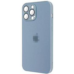 Чохол AG-Glass Matte Case with MagSafe для iPhone 15 PRO Sierra Blue