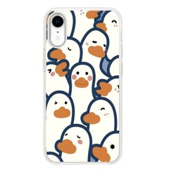 Чехол прозрачный Print Duck with MagSafe для iPhone XR Duck More купить