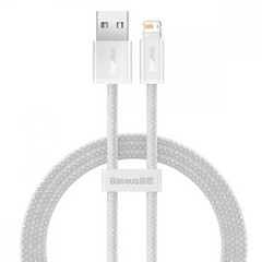 Кабель Baseus Dynamic Series Fast Charging USB to Lightning 2.4A (1m) White купити