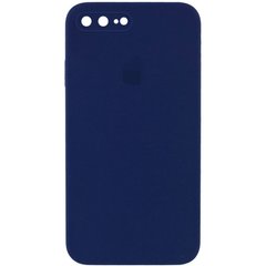 Чохол Silicone Case FULL+Camera Square для iPhone 7 Plus | 8 Plus Deep Navy купити