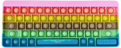 Pop-It іграшка Keyboard (Клавіатура) Light Pink/Blue купити