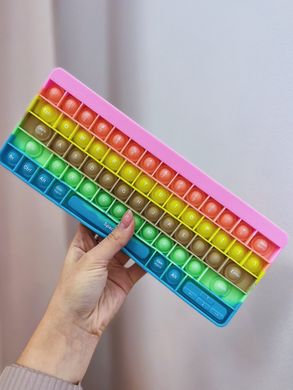 Pop-It игрушка Keyboard (Клавиатура) Light Pink/Blue купить