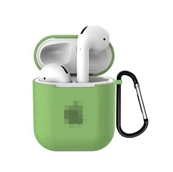 Чохол (яблуко) для AirPods 1 | 2 Mint Gum - ash-mobile.com.ua - фото 1