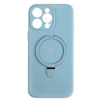 Чехол Silicone Case with Ring Stand Full Camera для iPhone 16 PRO Sky Blue - ash-mobile.com.ua - фото 1