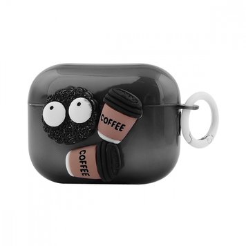 Чехол Pretty Things Case для AirPods PRO 2 Black Coffee - ash-mobile.com.ua - фото 1