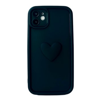 Чохол 3D Coffee Love Case для iPhone 12 Black - ash-mobile.com.ua - фото 1