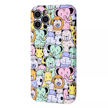 Чохол WAVE NEON X LUXO для iPhone 12 PRO Animals Colorfull - ash-mobile.com.ua - фото 1