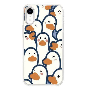 Чохол прозорий Print Duck with MagSafe для iPhone XR Duck More - ash-mobile.com.ua - фото 1
