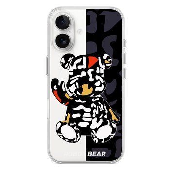 Чохол прозорий Print Robot Bear with MagSafe для iPhone 17 Air Black