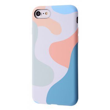 Чехол WAVE NEON X LUXO Minimalistic Case для iPhone 7 | 8 | SE 2 | SE 3 White/Spearmint - ash-mobile.com.ua - фото 1