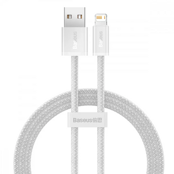 Кабель Baseus Dynamic Series Fast Charging USB to Lightning 2.4A (1m) White - ash-mobile.com.ua - фото 1