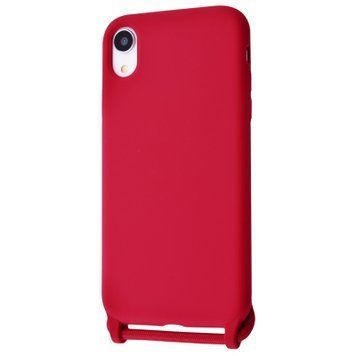 Чохол WAVE Lanyard Case для iPhone XR Rose Red - ash-mobile.com.ua - фото 1