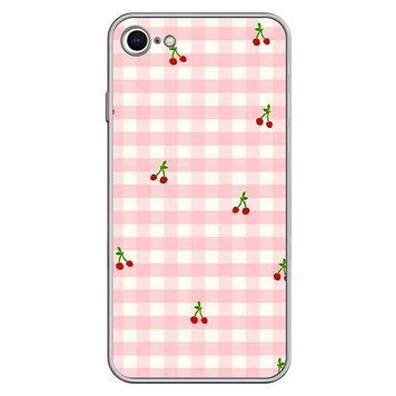 Чехол прозрачный Print Cherry Land для iPhone 16e | 17e Cherry Pink - ash-mobile.com.ua - фото 1