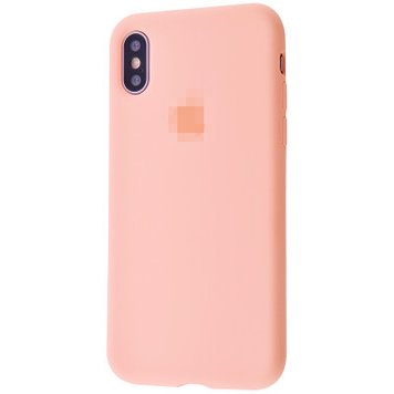 Чохол Silicone Case Full для iPhone XS MAX Grapefruit - ash-mobile.com.ua - фото 1