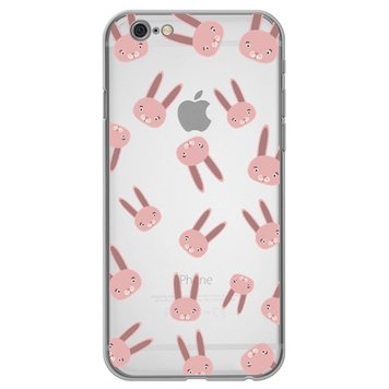 Чохол прозорий Print Animals для iPhone 6 Plus | 6s Plus Rabbit - ash-mobile.com.ua - фото 1