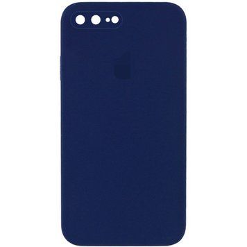 Чохол Silicone Case FULL+Camera Square для iPhone 7 Plus | 8 Plus Deep Navy - ash-mobile.com.ua - фото 1