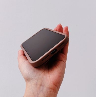Чехол с держателем мишкой перламутровым для iPhone 14 Coffee - ash-mobile.com.ua - фото 4