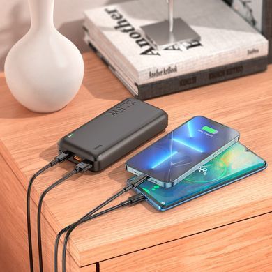 Портативна Батарея Hoco J101A 22.5W 20000mAh Black - ash-mobile.com.ua - фото 6